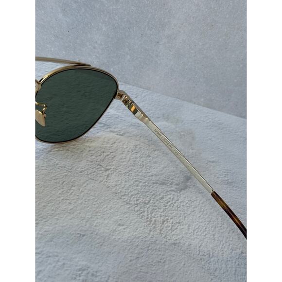 NEW Saint Laurent SL531 Gold Round Sunglasses main image 4